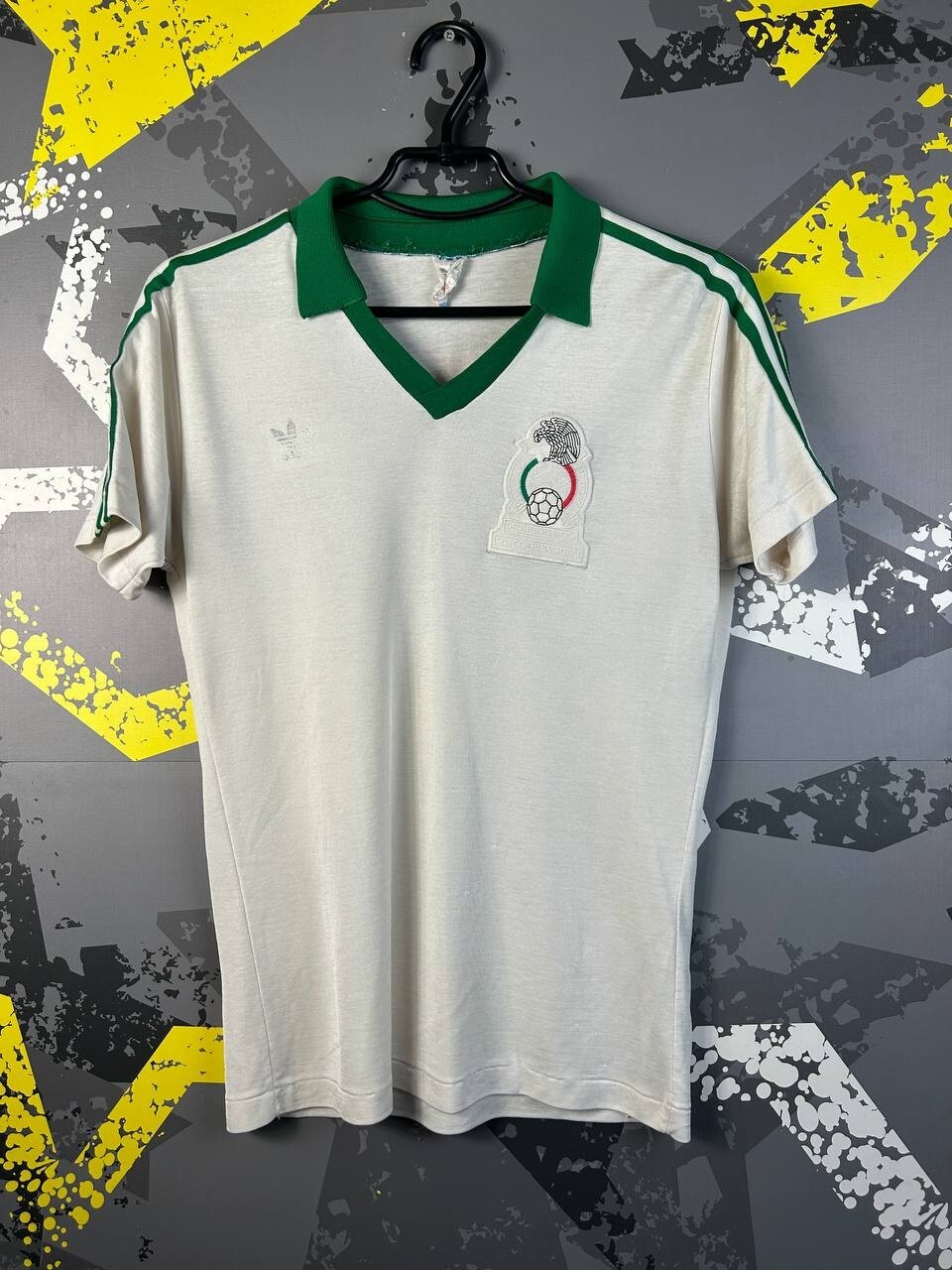 メキシコ代表ユニフォーム1986 Mexico RARE Vintage Jersey Away football shirt 1986 Adidas