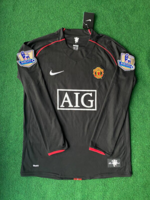 Manchester United 2007-2008 Away Long Sleeves Jersey - Cristiano Ronaldo #7