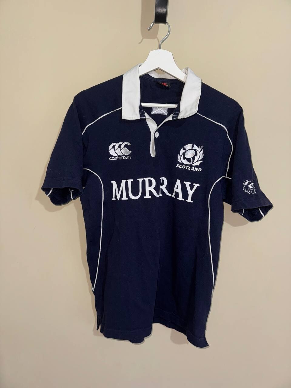 ウェア scottish rugby uniform Scotland Oxford Stripe Rugby Jersey - Rugby Imports