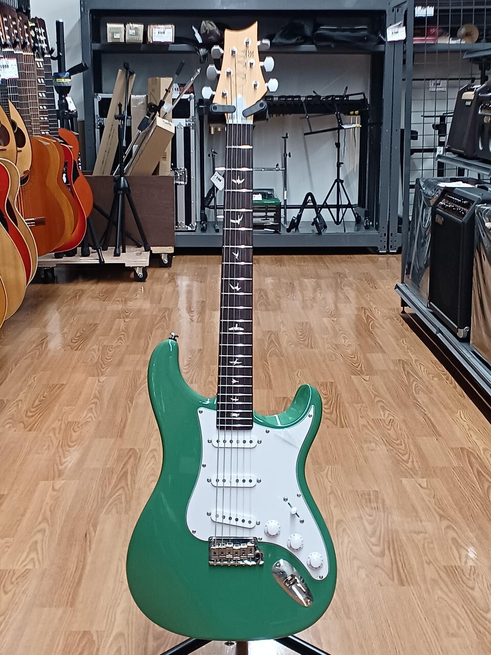 PRS SE SILVER SKY ＋ soft case PRS SE John Mayer Silver Sky - Overland Gray (8224)