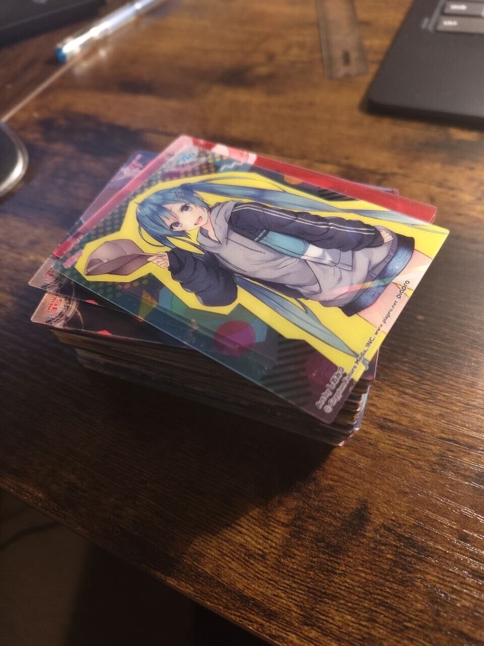 Ensky Hatsune Miku Clear Card Collection Gum 6 - READ Ensky Hatsune Miku Clear Card Collection Gum 6 - READ