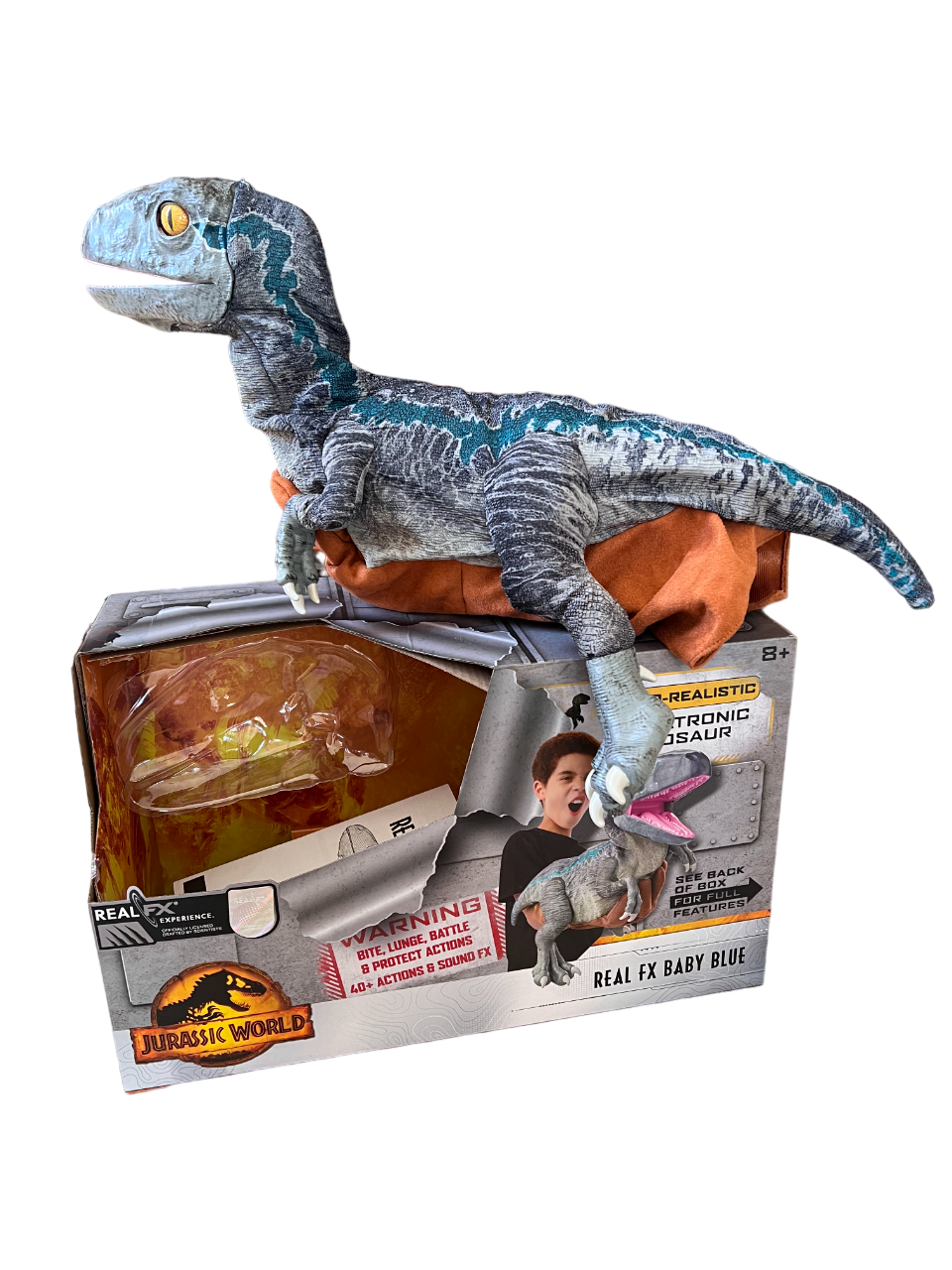 Jurassic World Real FX Baby Blue Animatronic Dinosaur Jurassic World Real FX Baby Blue Animatronic Dinosaur