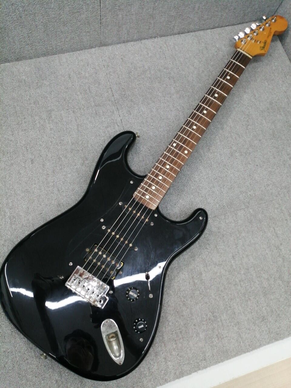 Fender Japan ST-456 Stratocaster Black Made in Japan 1984 Fender Japan ST-456 Stratocaster Black Made in Japan 1984