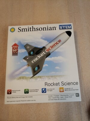 Smithsonian ''Rocket Science'' Kit, S.T.E.M. Learning Kit, New, Sealed