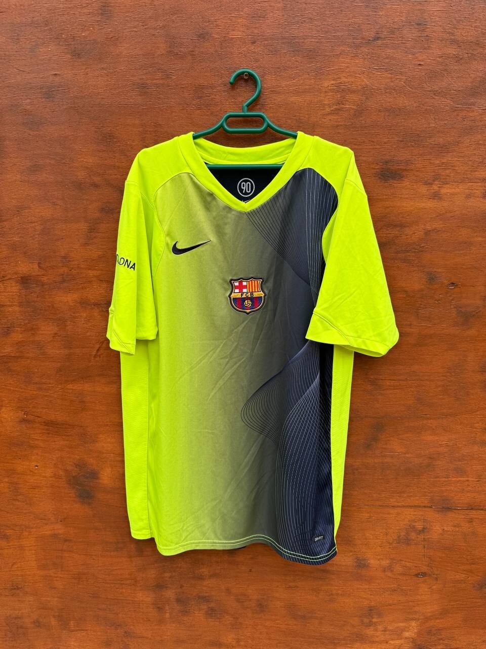BARCELONA 2005/2006 TRAINING FOOTBALL SHIRT JERSEY NIKE XL