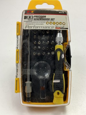Performance Tool W9178 33 PC Flexible Magnetic Precision Multi-Bit Screwdriver