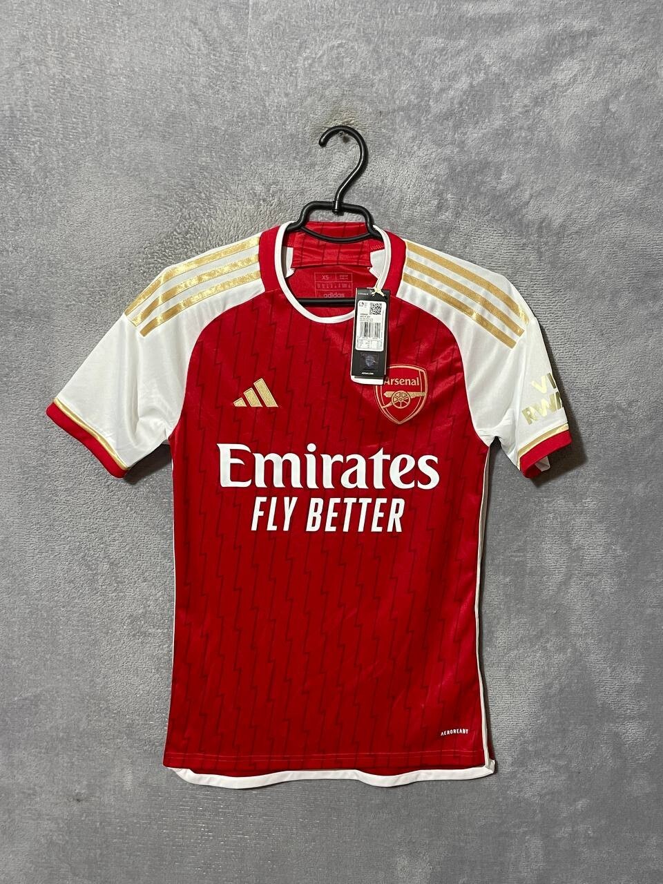 アーセナル adidas シャツ Rice 41 adidas Arsenal Authentic Home L/S Rice 41 Jersey 2025-2026