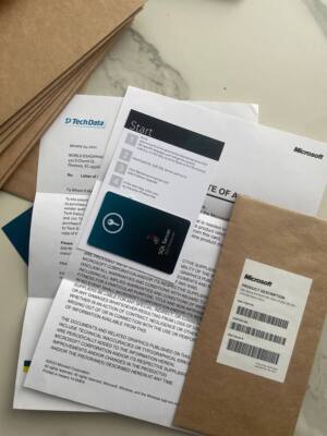 SQL Microsoft Server 2022 ENTERPRISE 20 CORE PHYSICAL ITEM License Key Card