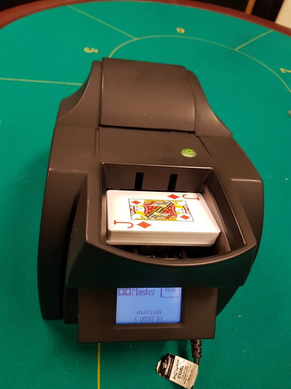 Shuffle master one2six card shuffler OTS model