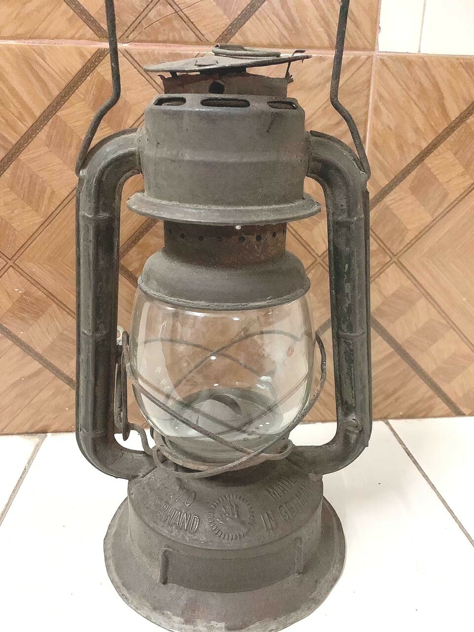 VINTAGE ANTIQUE FEUERHAND NO. 270 KEROSENE LAMP LANTERN MADE IN GERMANY 