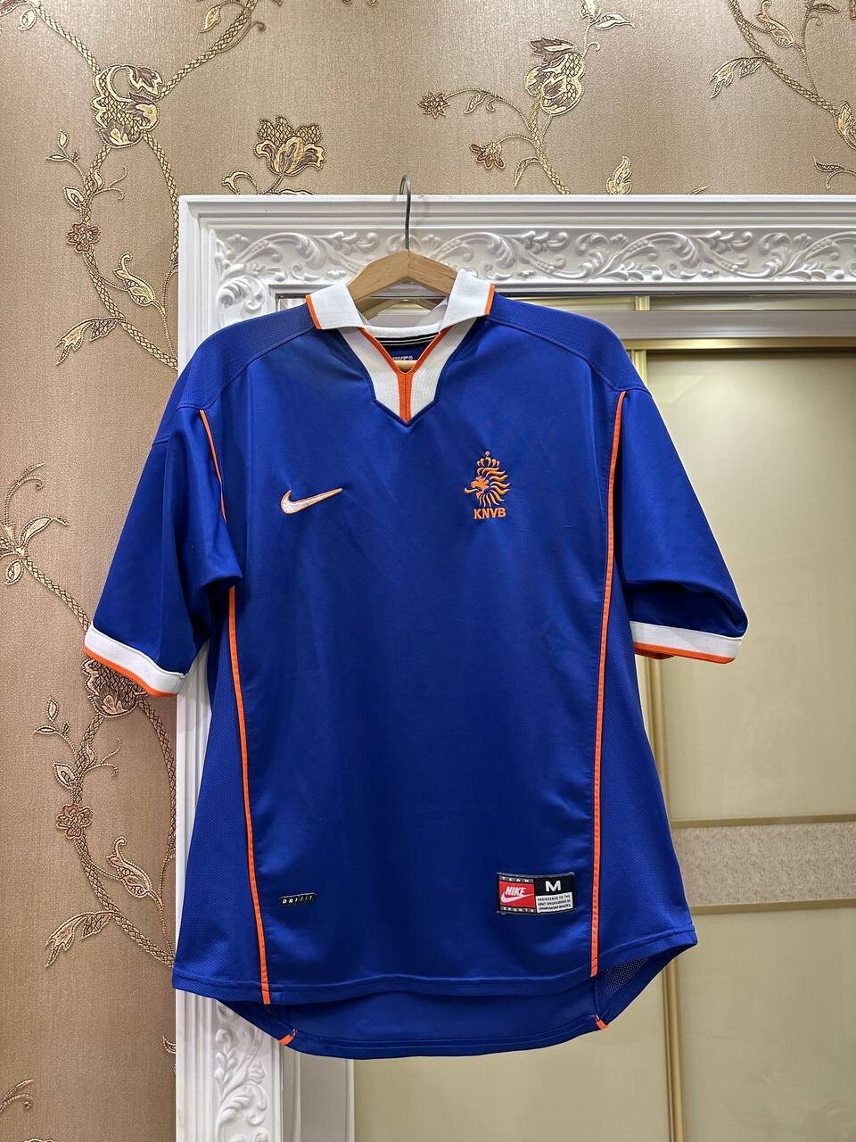 1998 NIKE Netherlands National Team Ｌ Football shirt soccer FC Netherlands Holland Home 1998/1999