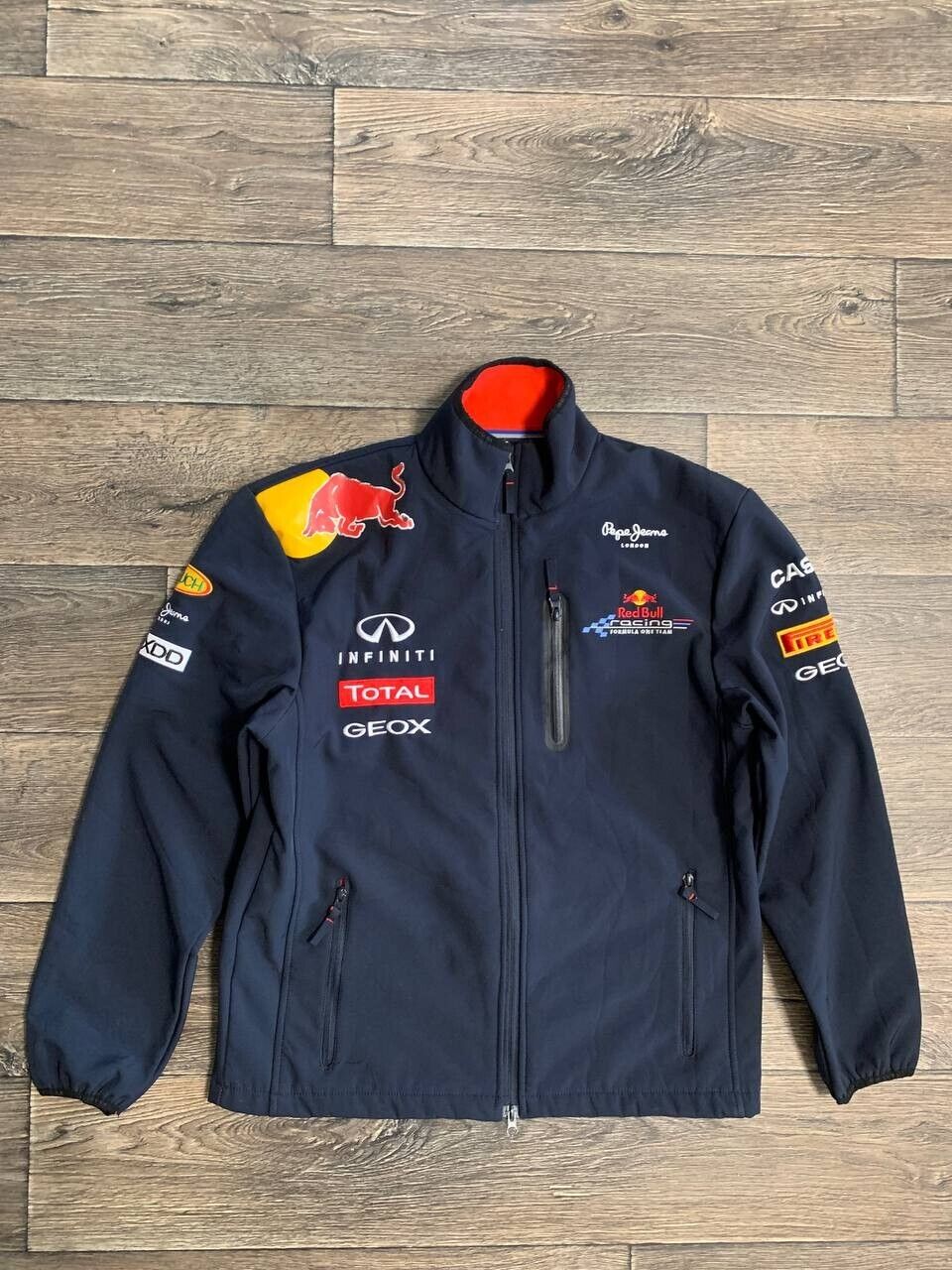 RED BULL RACING FORMULA ONE TEAM JACKET SOFTSHELL F1 PEPE RED BULL RACING FORMULA ONE TEAM JACKET SOFTSHELL F1 PEPE