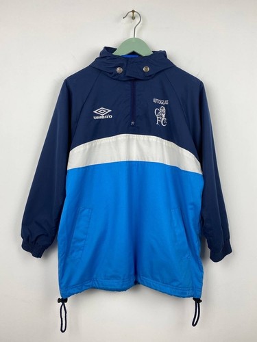 Chelsea FC アンブロジャケット Chelsea 1990s Vintage Training Football Soccer Jacket Umbro