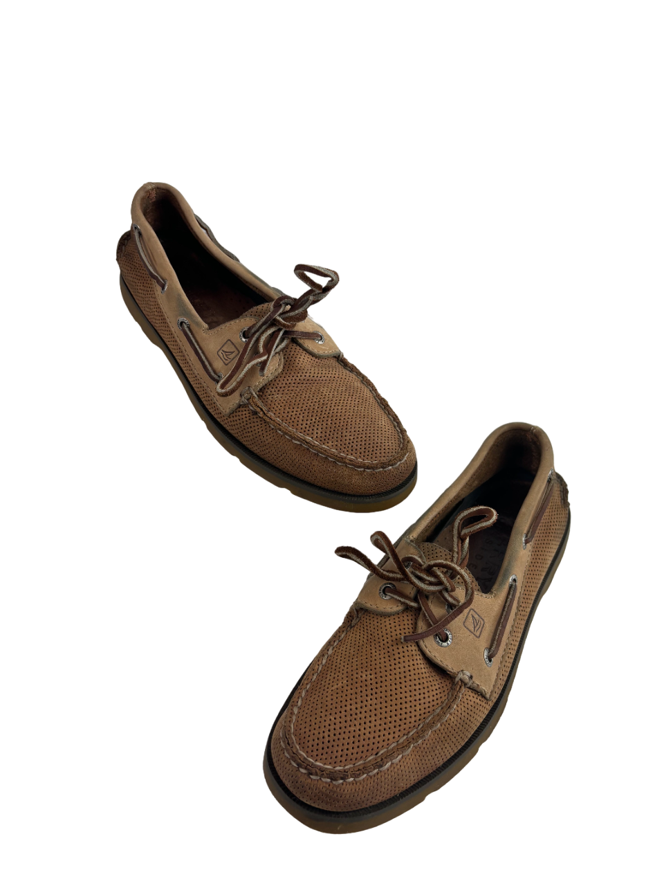 Perforated boat shoes on sale
