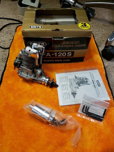 Saito Engine - Saito FA-120S Hemi Head four stroke engine