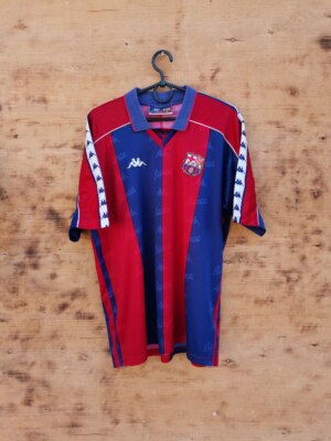 BARCELONA SPAIN 1992/1993/1994/1995 HOME FOOTBALL SHIRT KAPPA L | eBay