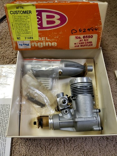 K&B Engine - K&B .61 RC MOTOR - NJ23 No 6550 - New