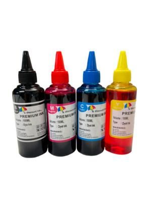 Refill ink kit for Epson 126 T126 NX430 WorkForce WF-7510 7520 7010 4x100ML