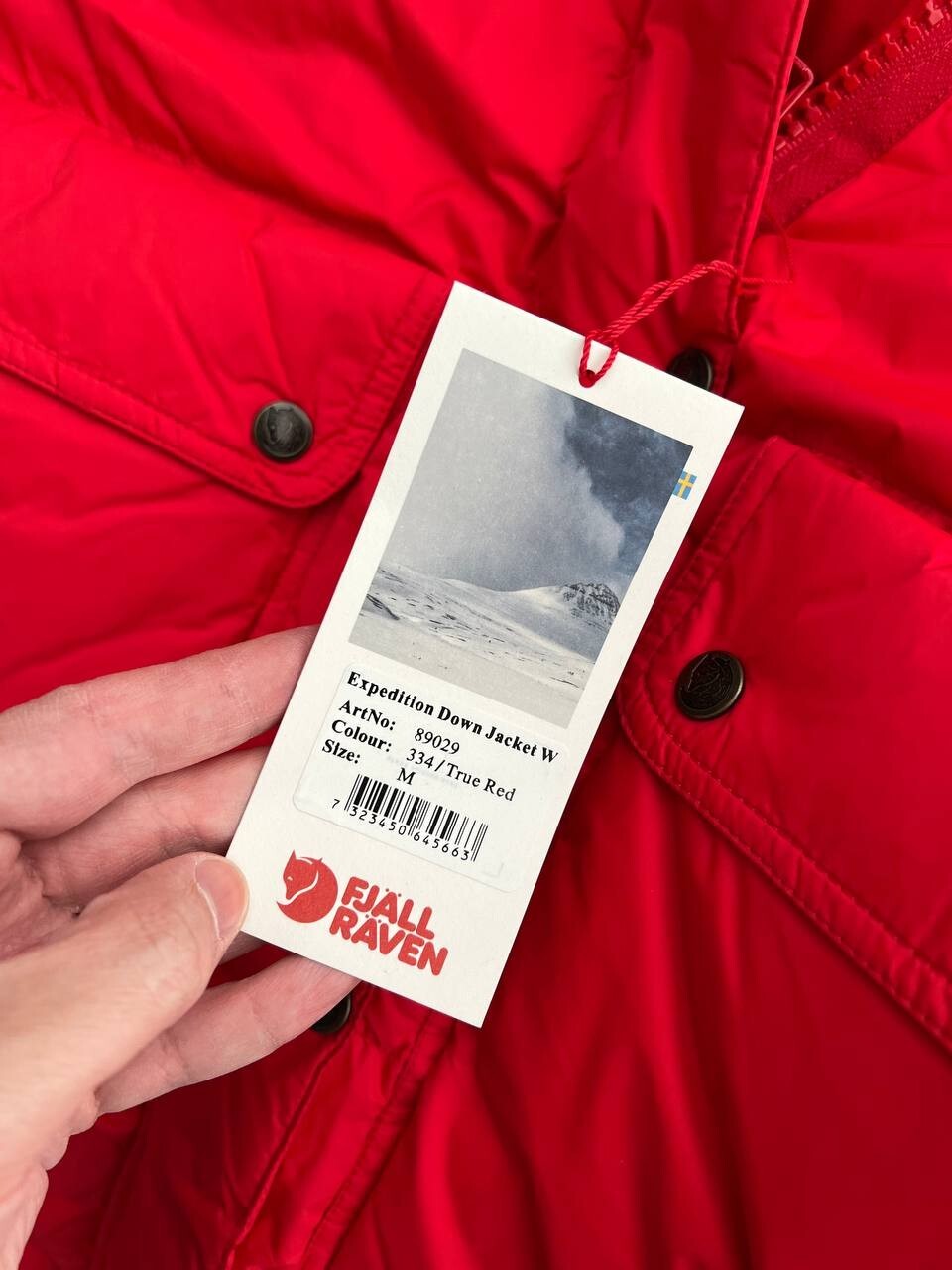 Pre-owned Fjall Raven Women's Fjallraven Expedition Down Puffer Jacket Parka True Red Size M