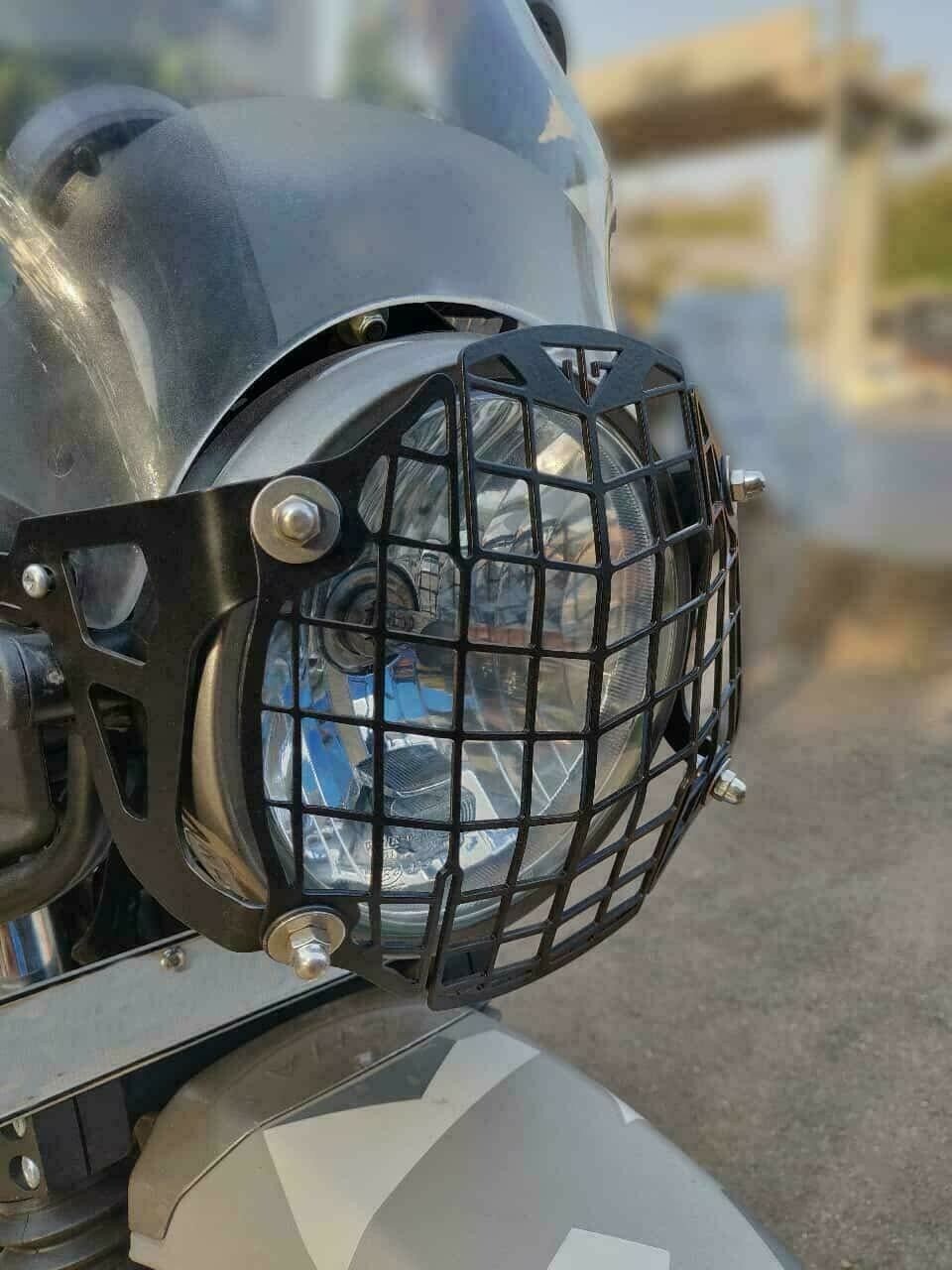 For Royal Enfield Himalayan 411 Black Powder Coating Headlight Grill