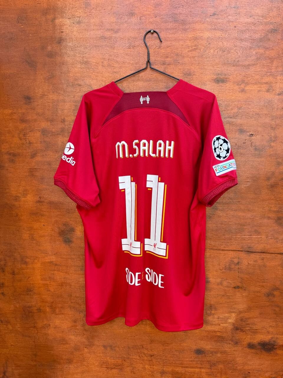 M. SALAH 11 LFC シャツ XL MOHAMED SALAH #11 MEN FC LIVERPOOL 2020/2021 SOCCER FOOTBALL