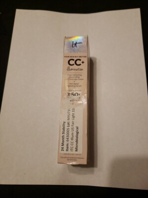 It Cosmetics Your Skin but Better CC+ Full Coverage SPF 50 Fair Light Exp 7/23