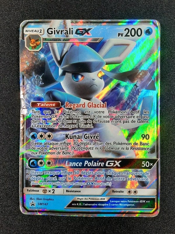 Carte PokéMon : Givrali Gx Ultra Rare 2018 Soleil & Lune Sm147 Po 🇲�«