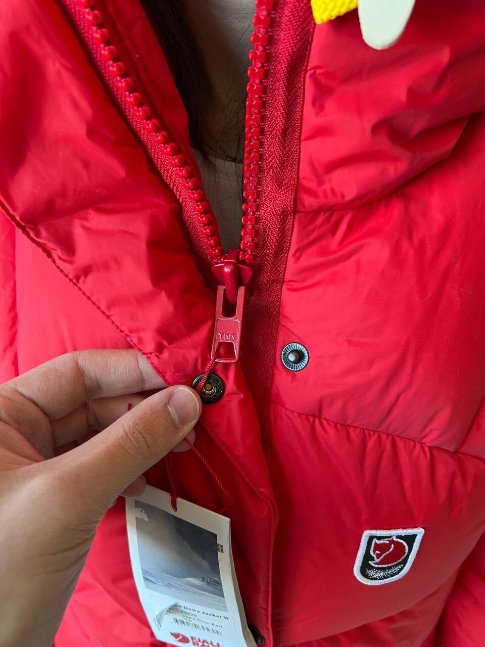 Pre-owned Fjall Raven Women's Fjallraven Expedition Down Puffer Jacket Parka True Red Size M