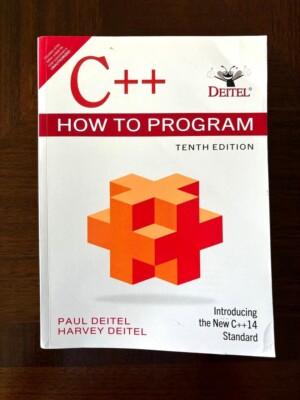 C++: How to Program by Paul Deitel & Harvey Deitel, Tenth Edition 