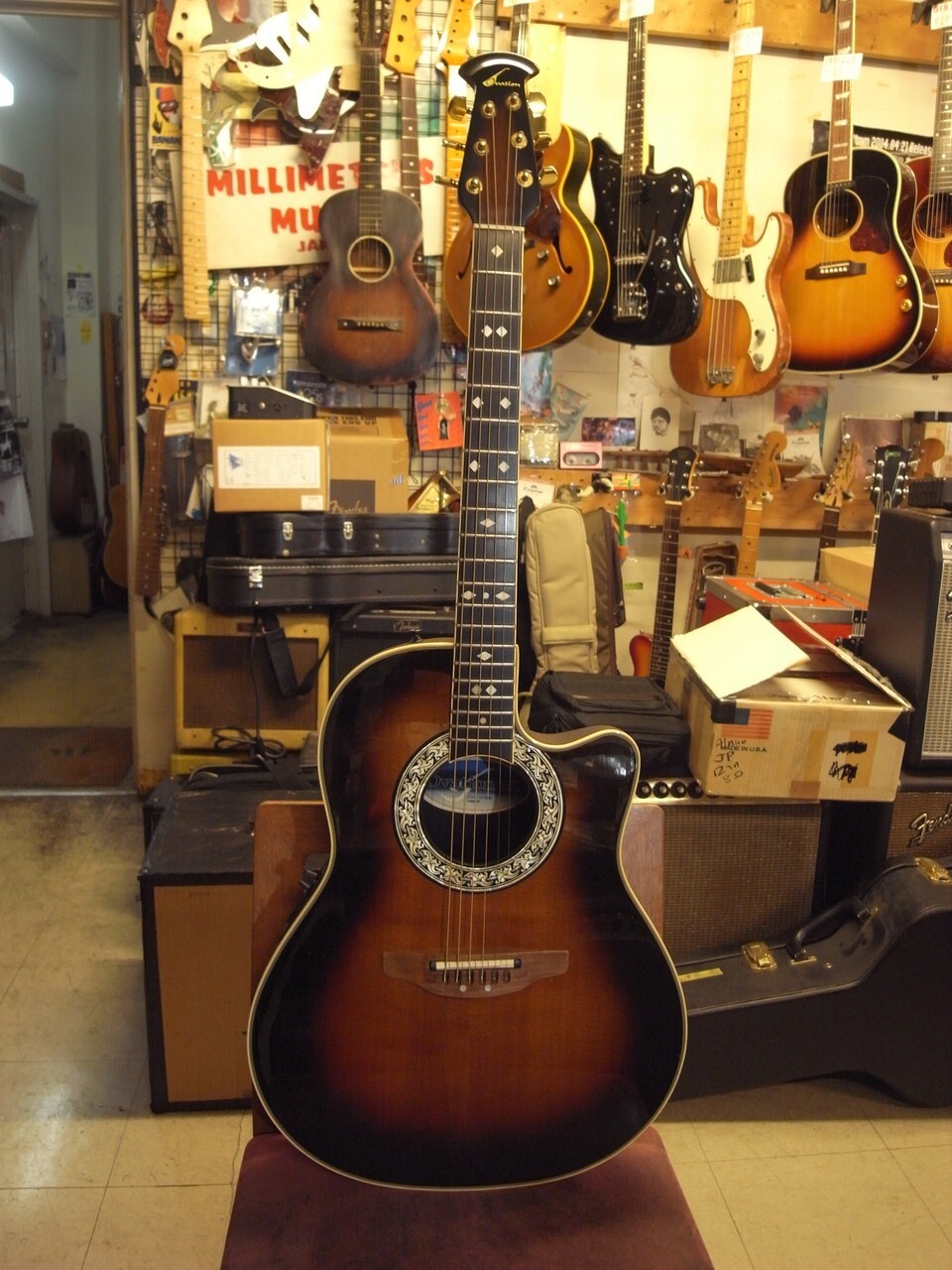Ovation 1863 Legend Acoustic Electric Guitar | eBay