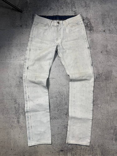 パンツ Maison Martin Margiera white jeans High-rise straight leg jeans in white - Maison Margiela
