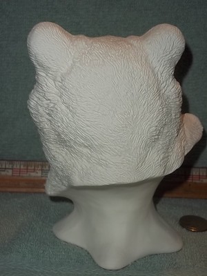 Beautiful Bear Head Bust Ceramic Bisque U-Paint Ready To Paint Bears Grizzly
