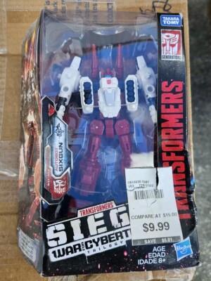 Transformers Siege Deluxe Sixgun 2018 Misb Non Mint Box