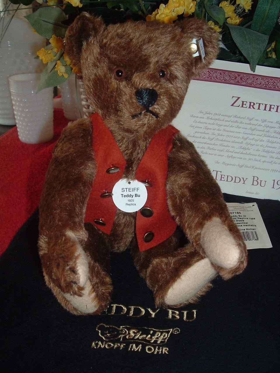 完品 シュタイフ Steiff Original Teddybear Vintage Steiff Original Teddy Bear ~ Collectors Edition Set