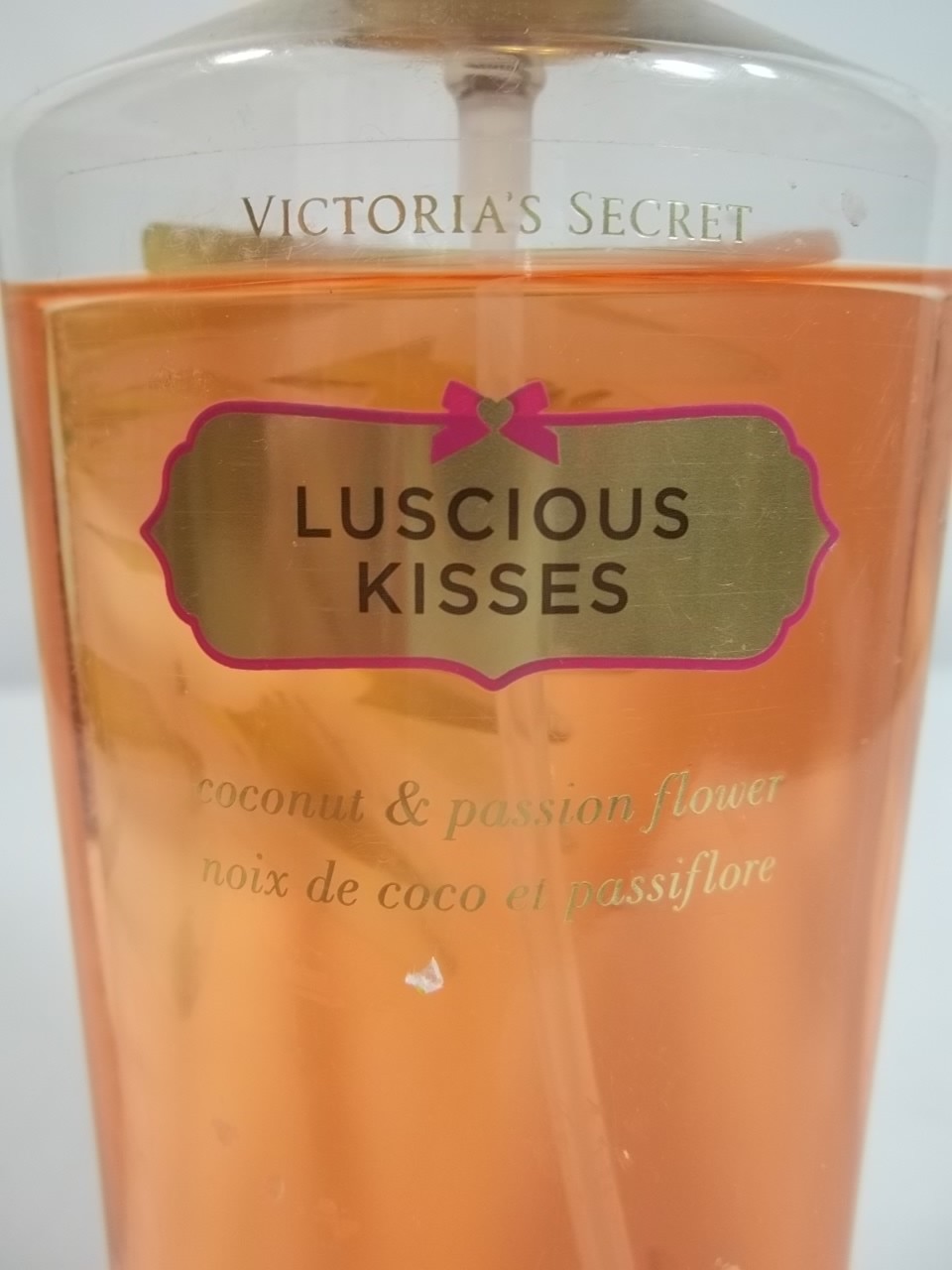 Victorias Secret Luscious Kisses Fragrance Mist 8.4 Oz 95% Full