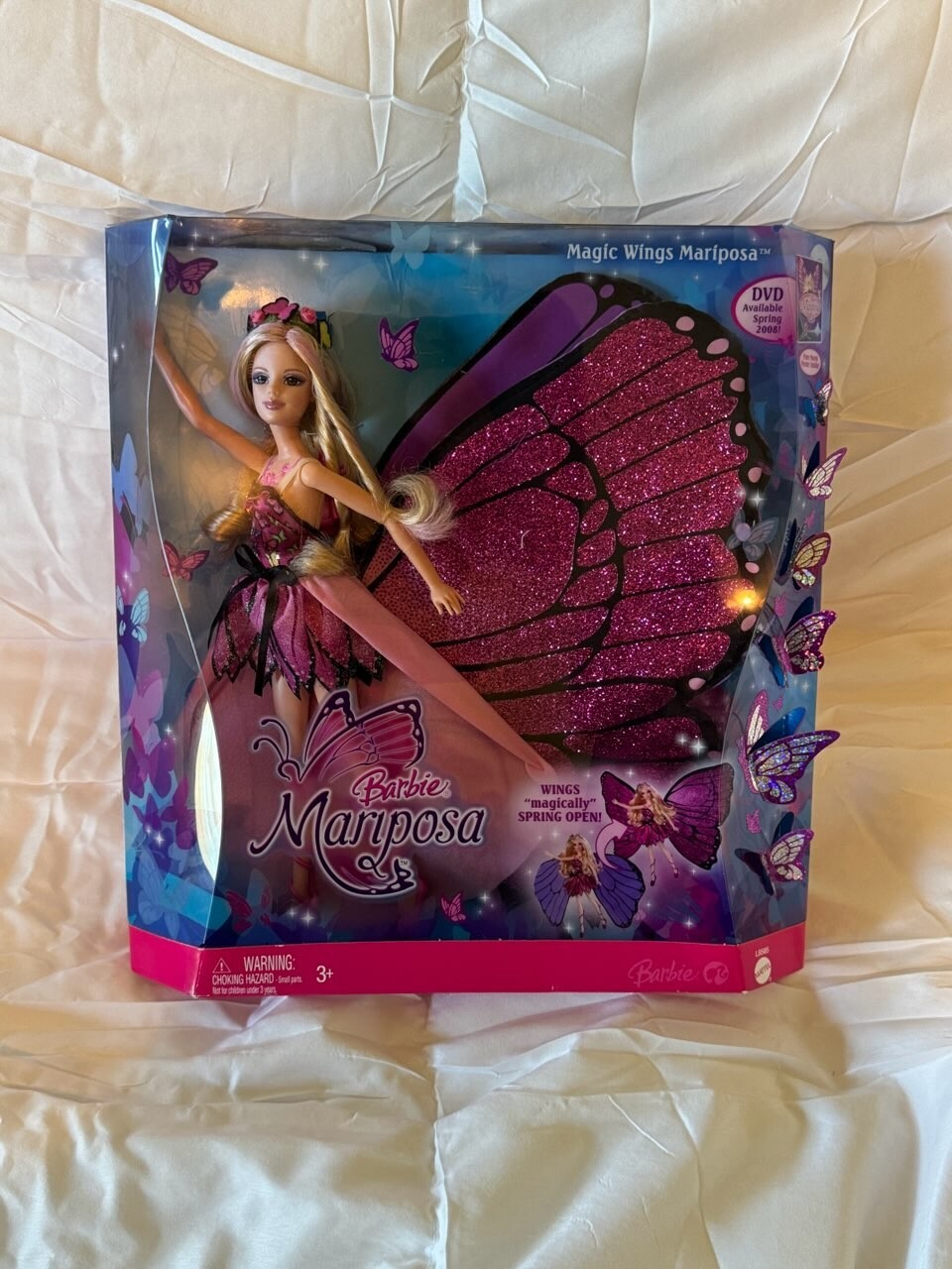 MARIPOSA 2007 Mattel Barbie Magic Wings Mariposa Butterfly Fairy Doll