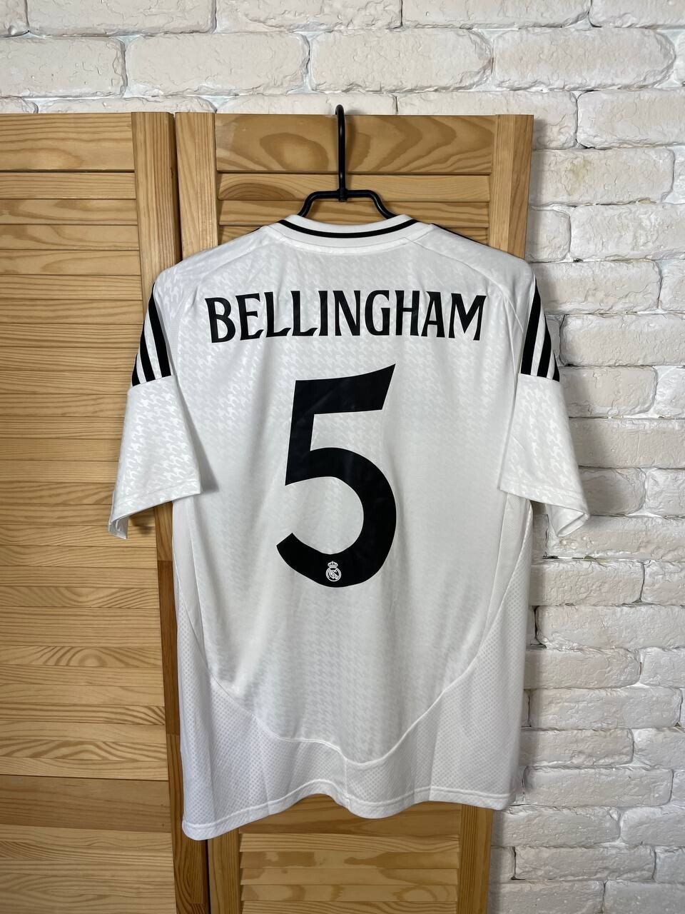 *様 Real Madrid Bellingham 5 シャツ BELLINGHAM #5 REAL MADRID JERSEY HOME FOOTBALL SOCCER SHIRT