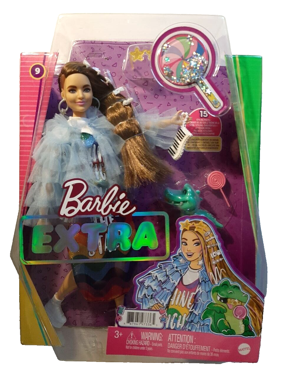 BARBIE EXTRA DOLL n. 9 GRN2H (Castana) | eBay