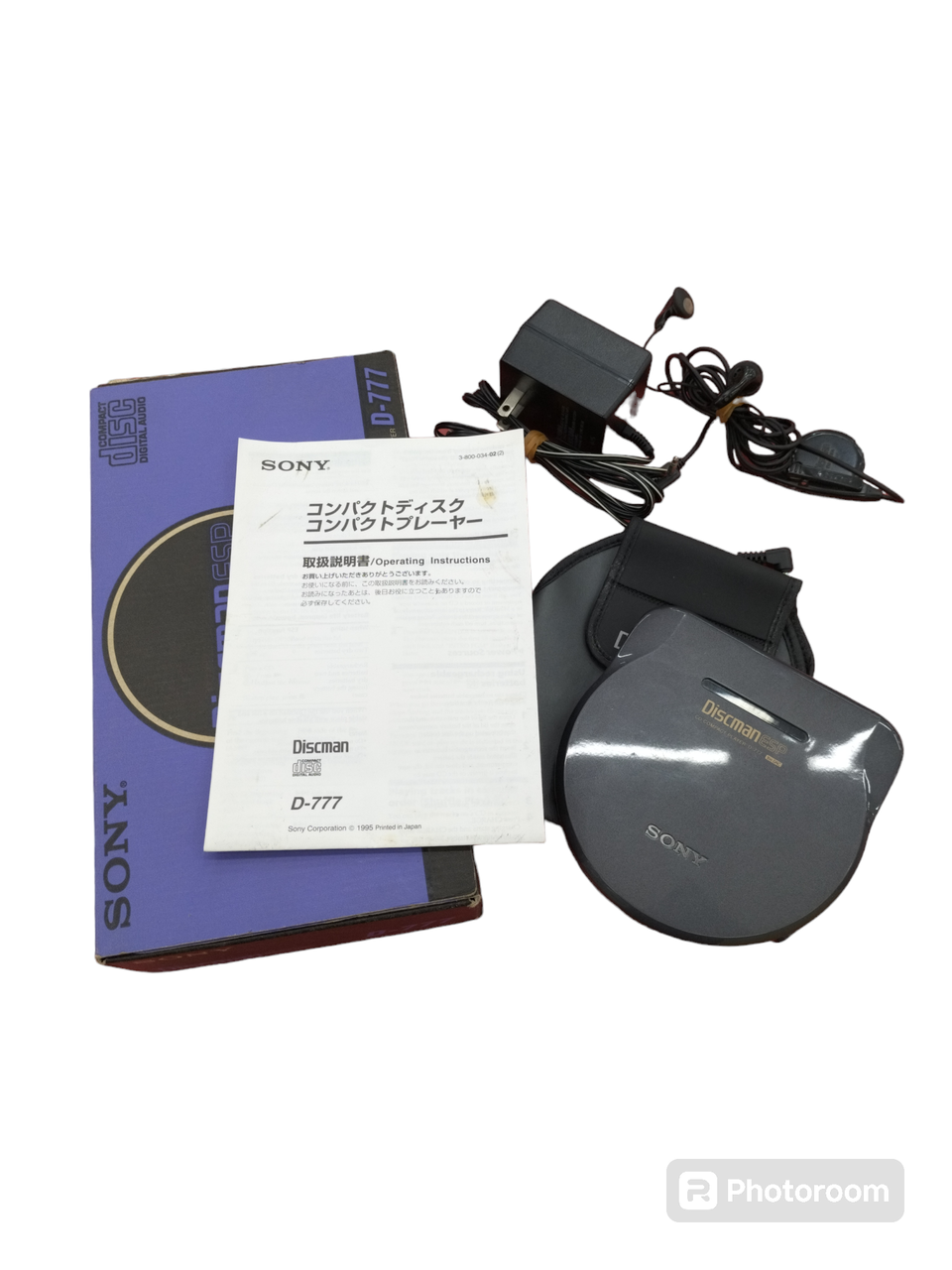 SONY D-777 CD player Diskman portable DBB Audio Devices SONY D-777 CD player Diskman portable DBB Audio Devices