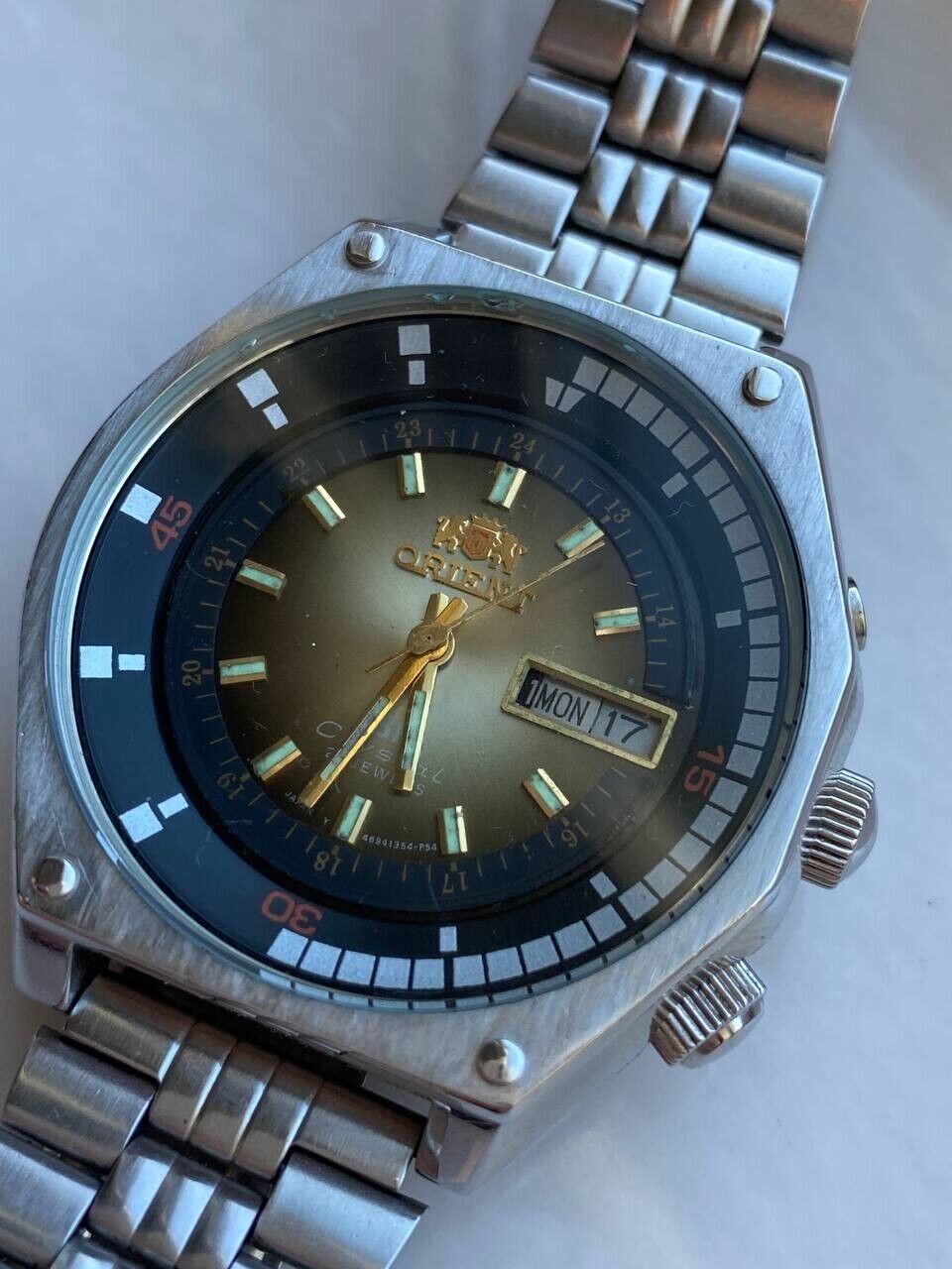 ORIENT SK CRYSTAL 21 JEWELS OLIVE Y469135A-4B CA | eBay ORIENT SK CRYSTAL 21 JEWELS OLIVE Y469135A-4B CA | eBay