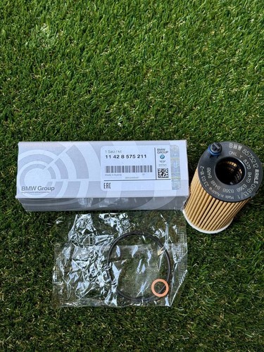 NEW Genuine BMW Engine Oil Filter Kit B46 2.0 Engine 11428575211