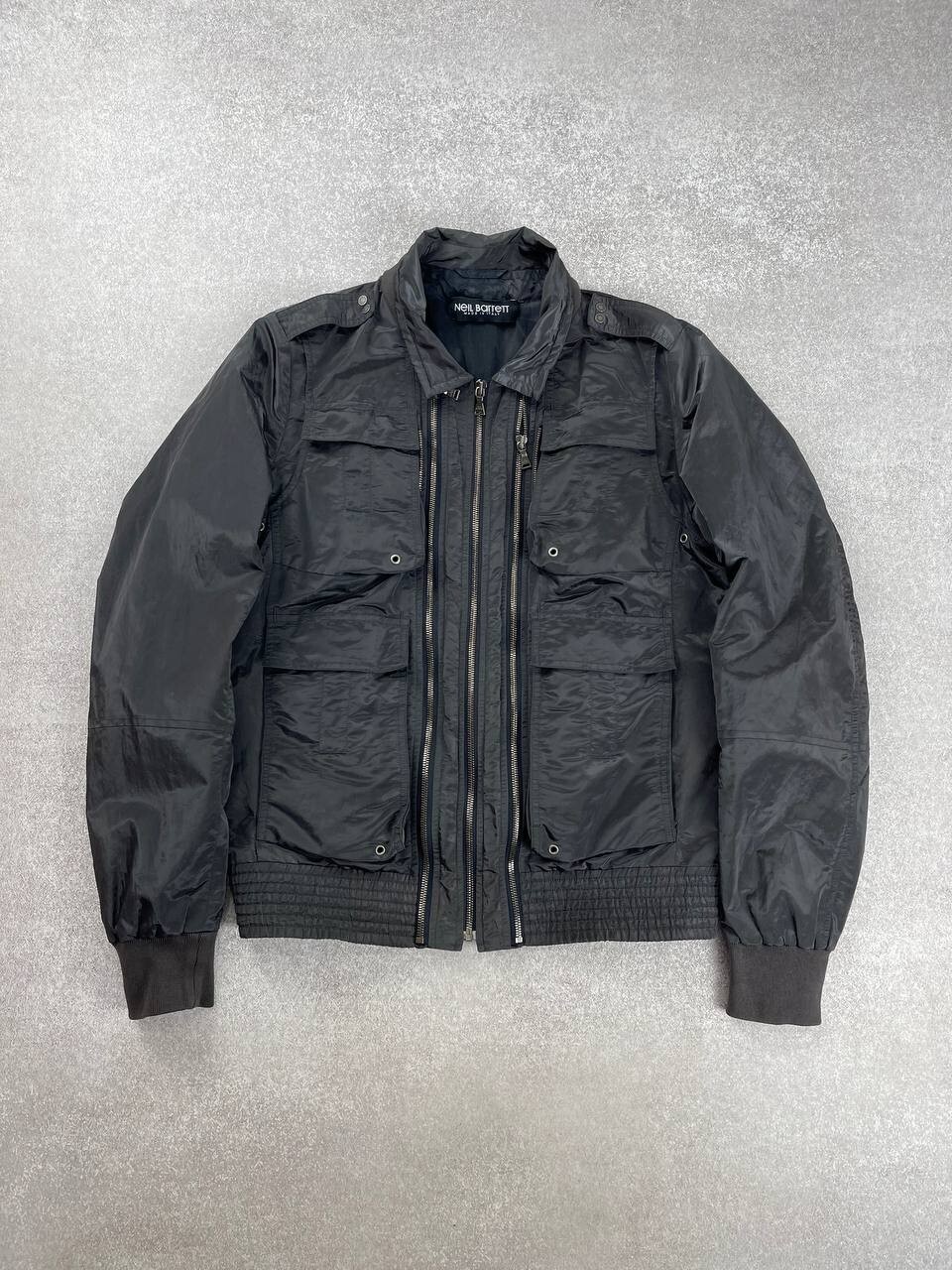 ジャケット・アウター Neil barrett Neil Barrett Nylon Multipocket Zip Jacket Dark Gray Men's