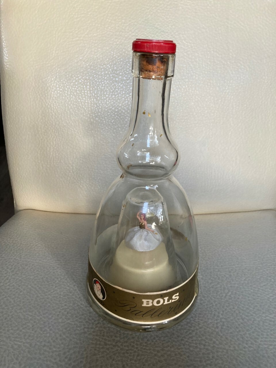 BoLSバレリーナ Vintage BOLS Ballerina Liquor Bottle Le Bleu Danube EMPTY
