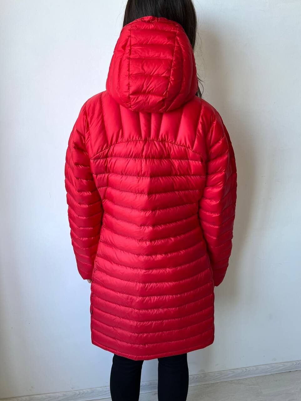 Pre-owned Fjall Raven Women's Fjallraven Snow Flake Parka Down Jacket Coat True Red Size M