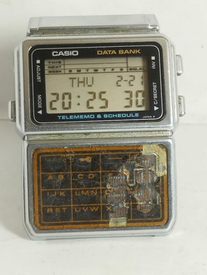 Casio DBC-600 calculator watch Japan Data Bank