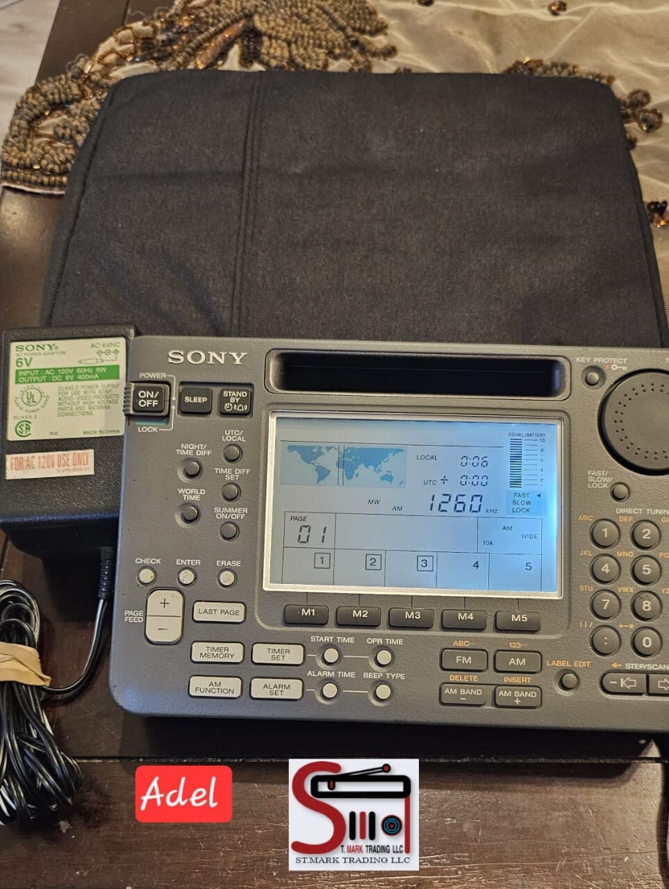 SONY ICF-SW55 短波ラジオ。電源入りました。国内AM聞こえました。 SONY ICF-SW55 短波ラジオ。電源入りました。国内AM聞こえました
