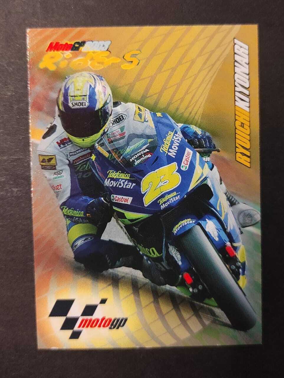 2003 RIDERS Ryuichi Kiyonari Panini Moto CARD n.136 MINT