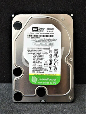 Western Digital AV-GP WD15EVDS 1.5TB 7200RPM 3Gbps 3.5'' SATA HDD Hard Drive