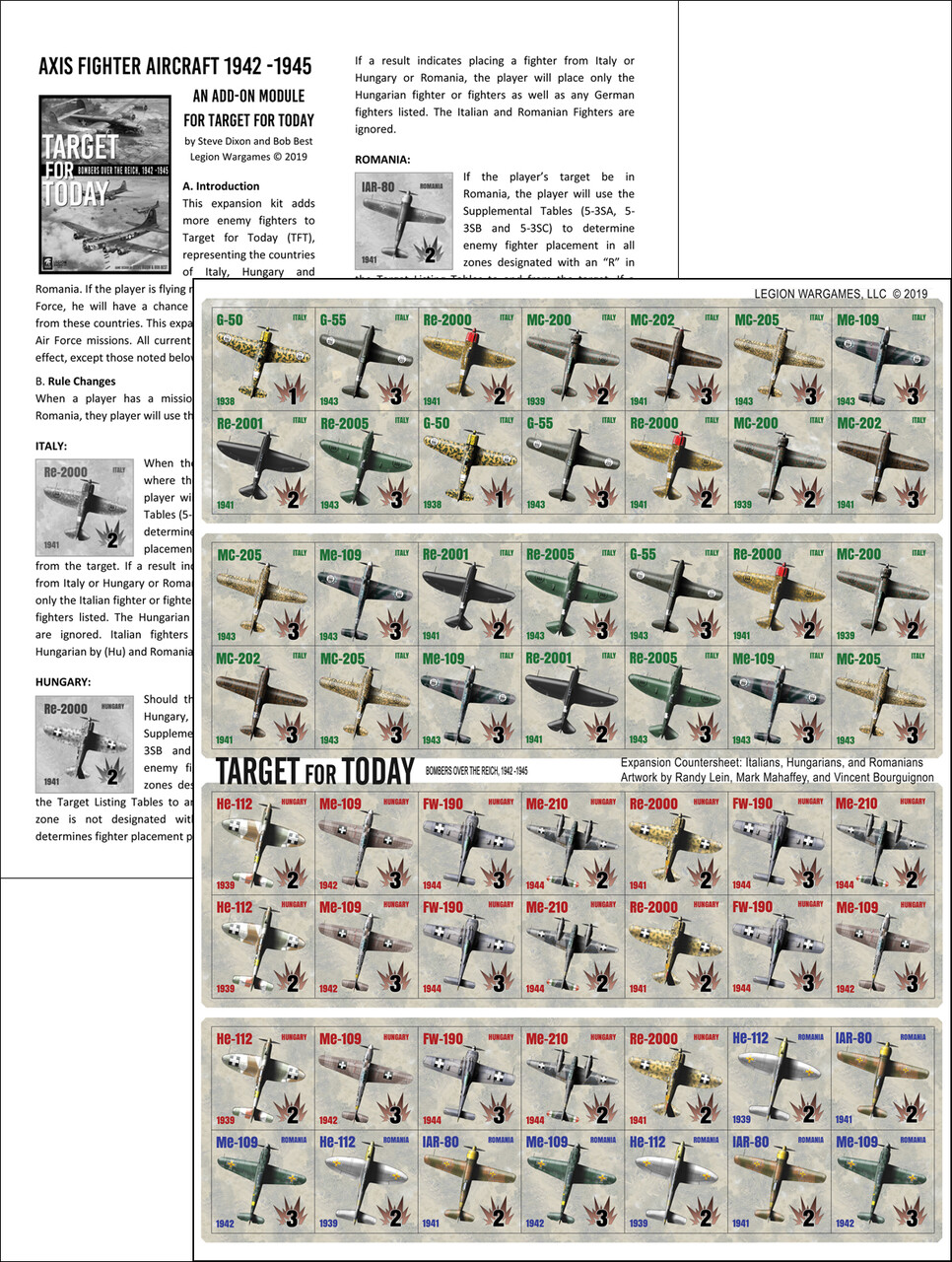 Цель Legion Wargames На сегодня: Истребители стран Оси 1942-1945 Годов Выпуска, Новые в Zip 