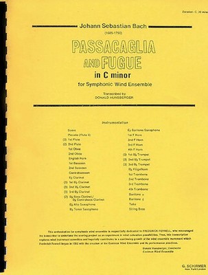 Passacaglia and Fugue in C Minor